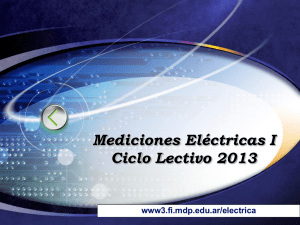 Mediciones Eléctricas I
