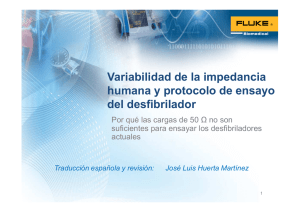 Variabilidad Impedancia Humana
