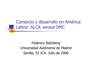 Comercio y desarrollo en América Latina: ALCA versus OMC