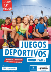 Normativa de Piragüismo. Juegos Deportivos Municipales 2015