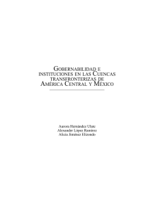 Gobernabilidad e instituciones en las Cuencas