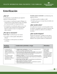 Esterilización - Intermountain Healthcare