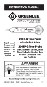 200B-G Tone Probe 200EP