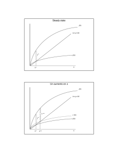 Steady state Un aumento en s