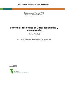 Economías regionales en Chile: desigualdad y