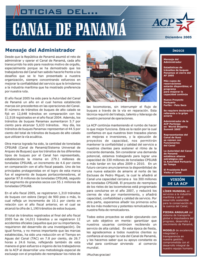 Noticias Del Canal De PanamÁ