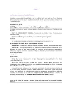 DECRETO por el que se reforma y adiciona la Ley General de