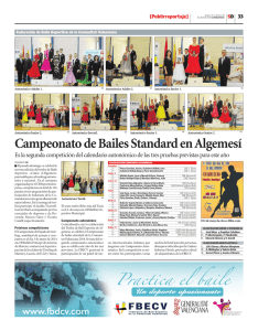 Campeonato de Bailes Standard en Algemesí
