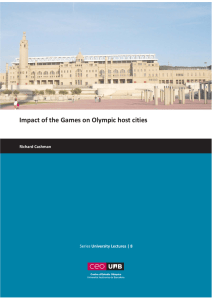 Impact of the Games on Olympic host cities