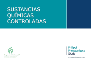 sustancias químicas controladas - Responsabilidad Integral Colombia