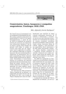 Comerciantes, banca, banqueros y compañías aseguradoras