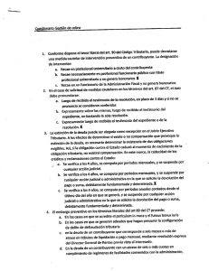 Questionarío Gestión de cobro