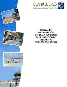 MANUAL DE ORGANIZACIÓN GENERAL Y FUNCIONES DE LA