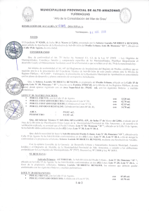 YURIMAGUAS : io ii - Municipalidad Provincial de Alto Amazonas