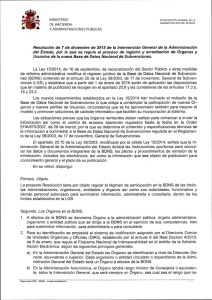 Resolución de 7 de diciembre de 2015 de la Intervención General