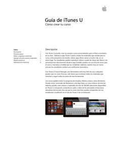 Guía de iTunes U