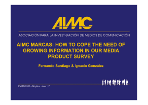 AIMC Marcas: How to cope the need of growing information in our