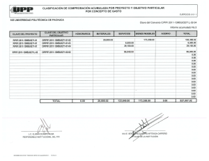 Lr* . . CLASIFICACION DE COMPROBACION ACUMULADA POR