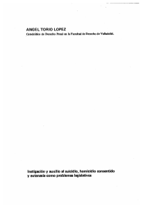 Page 1 ANGEL TORIO LOPEZ Catedrático de Derecho Penal en la