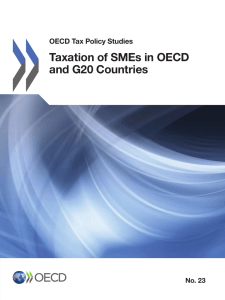 Taxation of SMEs in OECD and G20 Countries