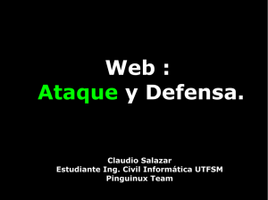 Web : Ataque y Defensa. - csrg