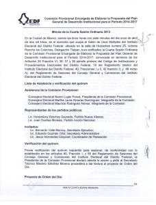 Comisión Provisional Encargada de Elaborar la Propuesta