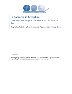 La Cámpora in Argentina - International Assessment and Strategy