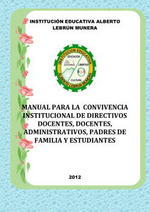 manual para la convivencia institucional de directivos docentes