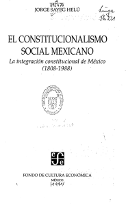 el constitucionalismo social mexicano
