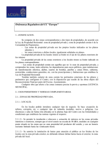 ordenanza reguladora del centro comercial "europa".