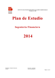 Plan de Estudio Ingenieria Financiera