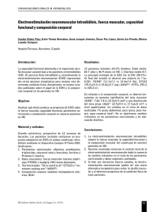 Electroestimulación neuromuscular intradiálisis