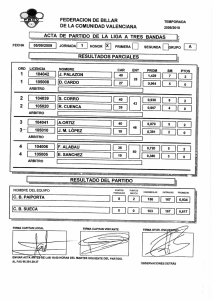 FECHA 0510912009 JORNADA 1 HONOR É] PRIMERA SEG