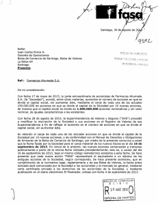 Page 1 Señor Juan Carlos Ponce H. Gerente de Operaciones Bolsa