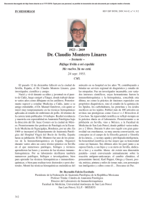 Dr. Claudio Montero Linares