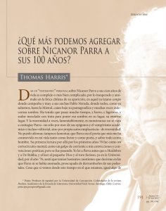 ¿Qué más podemos agregar sobre Nicanor Parra a sus 100 años?