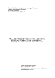 Analisis Predictivo de Datos - E-Prints Complutense