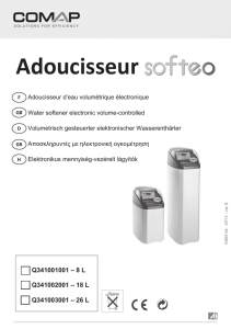 Adoucisseur - COMAP Water Treatment