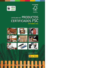 Productos certificados FSC