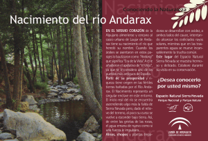 Nacimiento del río Andarax