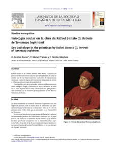 Patología ocular en la obra de Rafael Sanzio (I). Retrato de