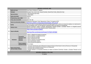 sección a: datos del caso - Corte Interamericana de Derechos