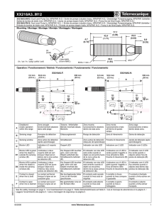 XX518A3.AM12 Tubular Body Ultrasonic Sensor with NPN or PNP