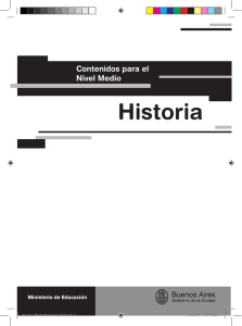 Contenidos para el Nivel Medio. Historia