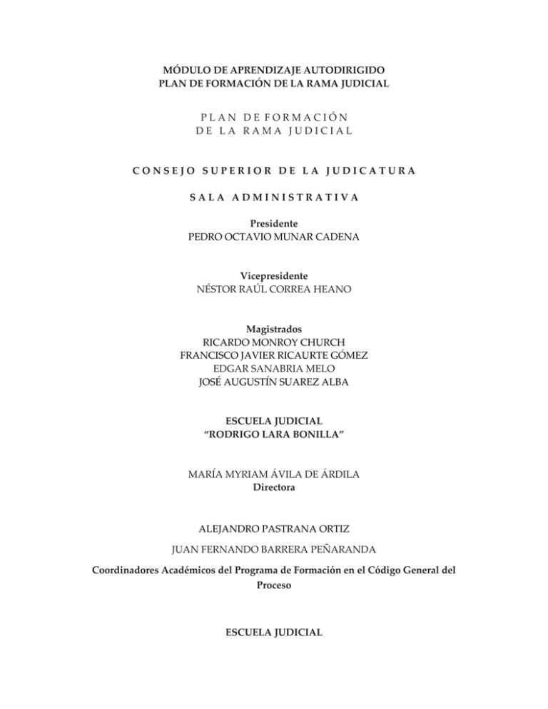 Procesos Declarativos en el Código General del Proceso