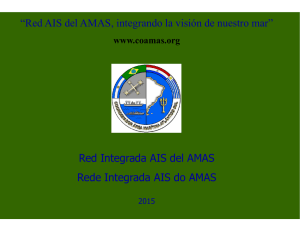 “Red AIS del AMAS, integrando la visión de nuestro mar” Red