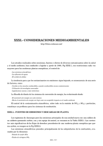 XXXI.- CONSIDERACIONES MEDIOAMBIENTALES