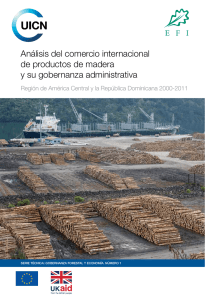 Análisis del comercio internacional de productos de madera
