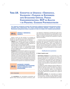 Tema 19. conceptos de urgencia y emergencia