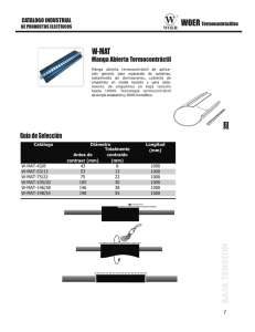 W–MAT Manga Abierta Termocontráctil